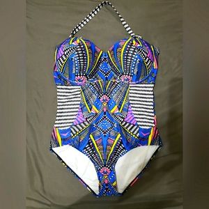 One piece bathing suit